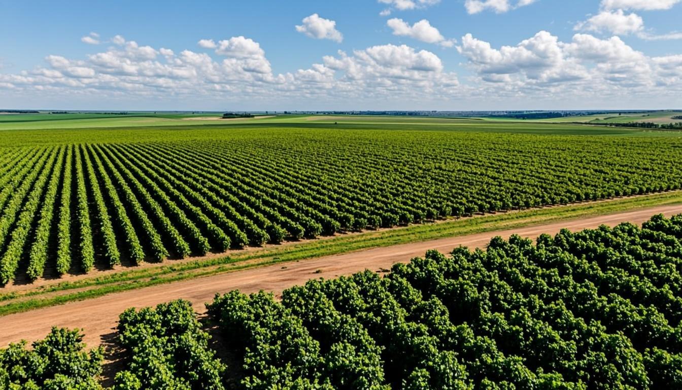 Plantação de biocombustíveis